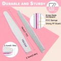 Professional Nail Files, Emery Board Nail File for Natural Nails 100/180/240 Grit Nail Files for Acrylic Nails 12pcs Fine Grit Nail File Manicure Tools Coarse Fingernail Files (180/240 Grit). 