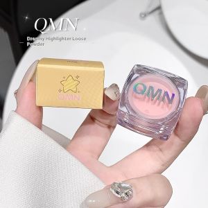 GUERBEIS แป้งฝุ่นซ่อมแซมสามมิติประกายมุกแป้งทาหน้าสีขาวแสงจันทร์ไฮไลต์ในฝันเครื่องสำอางเพื่อความงามแวววาว