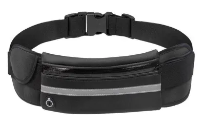 Waterproof sport waist bag running belt marathon reflective water bottle bag gift