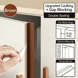 RBRY 2.8M Cabinet Door Dust Strips Self-Adhesive TPE Seal Strip Gap Filling Strip Insect-proof