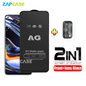 PAKET 2in1 Tempered Glass Anti Glare Realme 7 Pro Free Tempered Glass Camera Lens