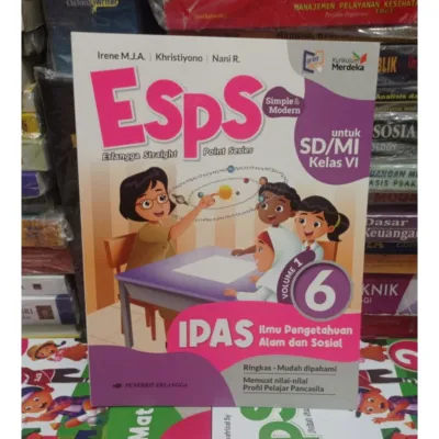Buku ESPS IPAS volume 1 kelas 6 untuk SD/MI Kurikulum Merdeka