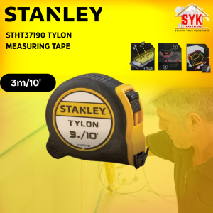 SYK Stanley STHT37190 3M/10 Tylon Measuring Tape Hand Tools Measure Pita Pengukur Tali Tape Ukur Kayu