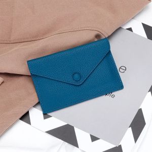 Royal Bagger Card Holder for Women Genuine Cow Leather Large Capacity Coin Purse Fashion Simple Ultra Thin Short Wallet 2215