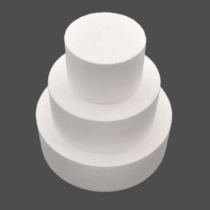 JUVIAAL Wedding Accessories Polystyrene Round Mould Party Cake Dummy Modelling Styrofoam Foam Sugarcraft