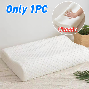 Memory Foam Neck Pillow for Cervical Health - Soft and Supportive Slow Rebound Fiber - 30×50cm