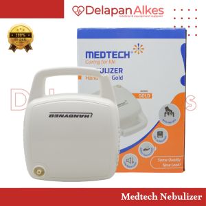 Medtech Nebulizer Handyneb Gold Compact Compressor Nebu dengan Handle BPA Free