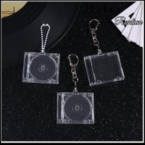 Badao Peripheral Commemorative Blank Album Mini CD Case Keychain CD Player Shaped Key Pendant For DIY Backpack Hanging Decoration