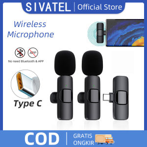 Wireless Lavalier Mikrofon Plug Play Mic With Charging Microphone Case YouTube Facebook Live Video