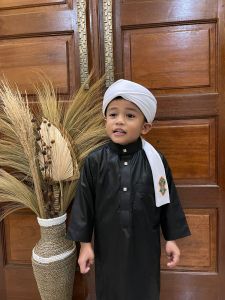 peci imamah anak instan langsung pakai 3 meter 4 tingkat imamah instan 3 meter