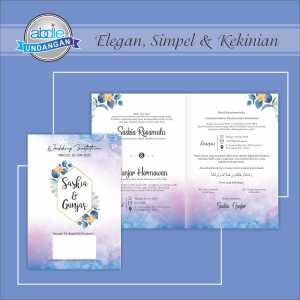 (Per 100 pcs) UNDANGAN PERNIKAHAN KHITANAN PERKAWINAN NGUNDUH MANTU VINTAGE SIMPEL KEKINIAN