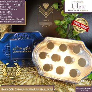 Bakhoor/buhur/Bakhour/Menyan/Dupa Arab Dkhoun  Makaram Made in Kingdom Saudi Arabia Premium