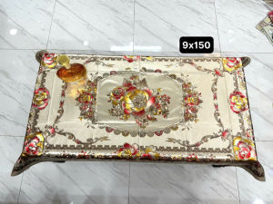 Khăn trải bàn NHỰA 3D kích thước 90cmx150cm không thấm nước chống thấm dầu mỡ dễ lau chùi đủ màu sắc