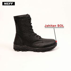 NEFF SEPATU PRIA  SEPATU PDL  SEPATU KERJA  SEPATU BOOT KULIT SAPI NFC 110