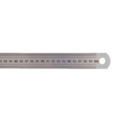 Ruller Stainless Steel / Penggaris Besi 40 50 60 100 cm - 40 cm