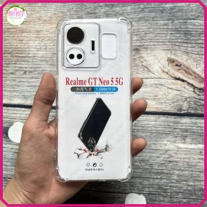 Ốp lưng Realme GT Neo 5 (GT NEO5)/ Neo 5 SE chống sốc dẻo trong nhám dẻo đen bảo vệ cam cao cấp bền đẹp