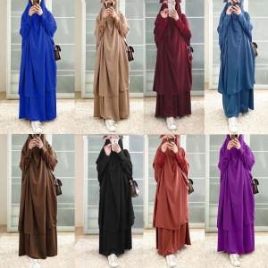 Abaya Cardigan Robe Muslim Hijab Dress Turkish Islamic Kaftan Maxi Dresses Abayas For Women Solid Color Robe Sets Dress