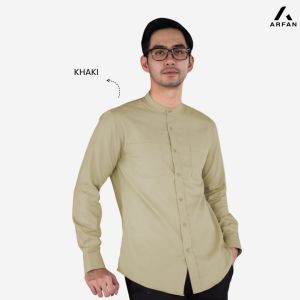 Arfan Wildan Kemeja Koko Pria Panjang