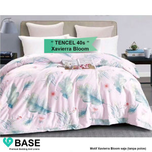 Bedcover Set Sprei Tencel 40s Sutra Organik Queen King Koil Single 90 100 120 140 160 180 200 x 200
