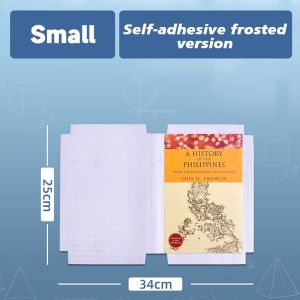 Transparent Self Adhesive Book Cover Waterproof Plastic Book Wrapper Film for School Textbooks【Fast Delivery】