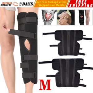 【L/M】Knee B-race Adjustable Postoperation Fracture Sprain Knee Splint Immobilizer Support Adjustable Knees Fixed B-races Supports Care Knee-Splint-B-race