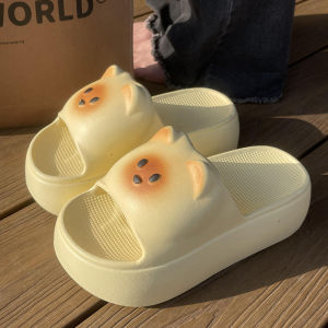 [Free Shipping] WomenS High-Heeled Platform Sandals Summer Outdoor Wear 2025 New Style Cute Cartoon Design Non-Slip For Indoor And Outdoor Use