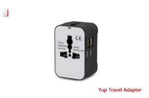 Universal Travel Adapter EU UK US AU AC Power Charger Adapter Outlet Converter Socket Plug Adaptor Connector With Dual USB Port