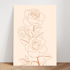 Hiasan Dinding Poster Bunga Ruang Tamu atau Kamar Gantungan Aesthetic