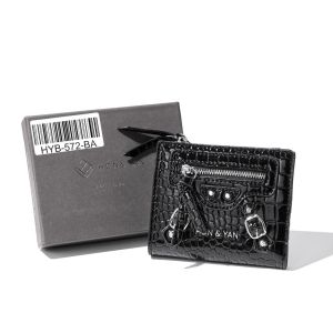 [TERBARU] HONYAN Dompet Wanita Calyn Short Wallet Dompet Lipat Kartu Mini Bahan Premium Kekinian