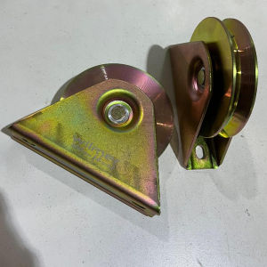 WILMER Roda Besi AS Super Rel Bulat Roda Gold / Roda Pagar Besi Gerbang Roda Kuningan 2 INCH