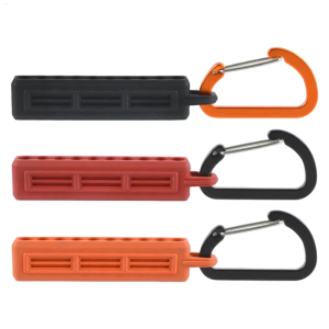 MultiColor Plastic Holder With Hanging Loop Carabiner Compatible Tool Accessory Organizers For Workspaces