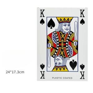 [A D]2/4/6/9x Larger 54 Cards Super Jumbo Oversized Playing Cards Birthday Party Favors Adult and Family Board Games Photo Props