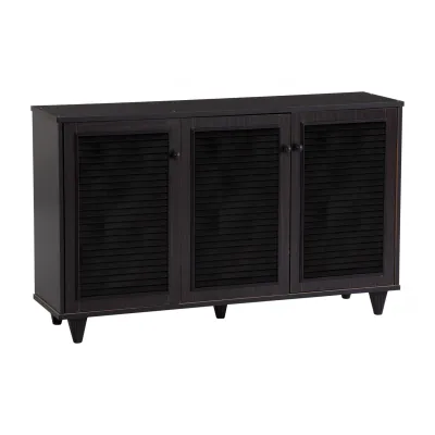 Furniture Direct DALLAS 160cm 4 Doors Sideboard-Walnut