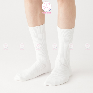 Tất công sở nam cổ cao màu đen trắng xám dệt kim