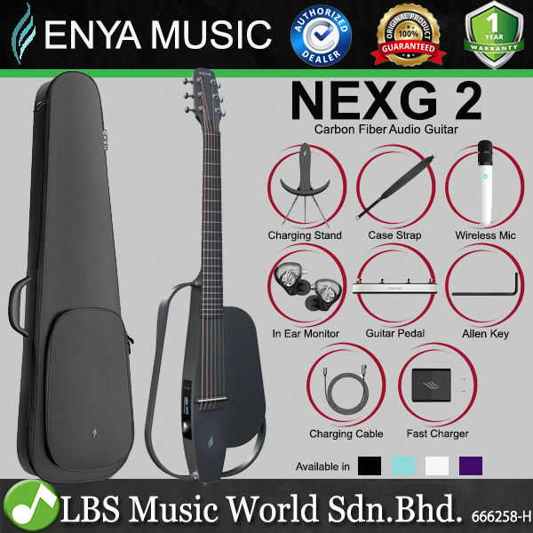 Enya NEXG 2 38 Inch Carbon Fiber Acoustic Electric Guitar Built in