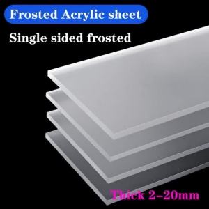 Thick 2-20mm Single Sided Frosted Acrylic Board Matte Translucent Organic Glass Plastic Sheet for Partition Diffusion Board