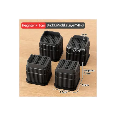 【Latest Style】 Adjustable Height Furniture Risers - High Load - Bearing Triple Anti - Slip for Sofa Bed & Desk