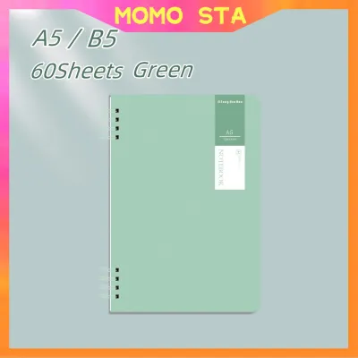 MOMO A5&B5 Morandi Spring Notebook 60Sheets Office School Supplies Stationery