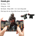 Nút kẹp điện thoại GADO nút bắn game PUBG hỗ trợ 4 ngón chơi game tiêu diệt đối thủ nhanh.