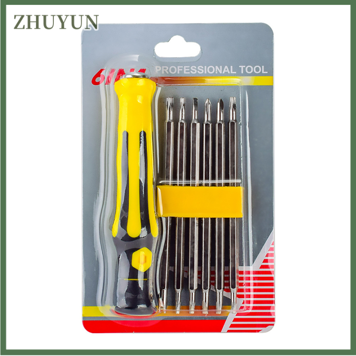 ZHUYUN 7Pcs Special-shaped Magnetic Screwdriver Security Tamper Proof ...