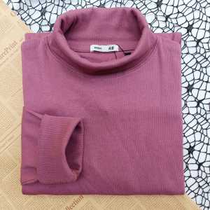 01 RIB TURTLE NECK Premiun / Kerah tinggi / Tshirt kaos TURTLENECK Cowo/Cewe / Baju krah tinggi KOREA baju rajut kaos terlaris