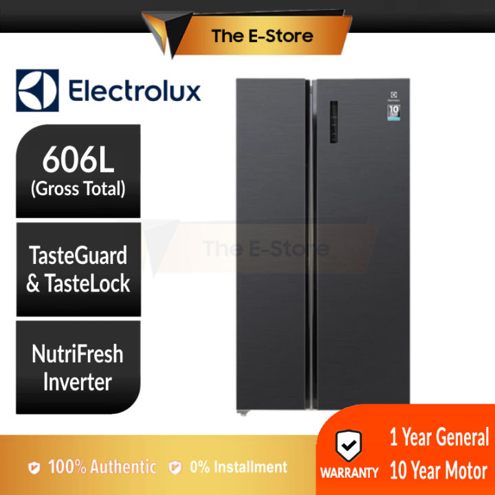 Electrolux 606L UltimateTaste 700 Side by Side Refrigerator ESE6101A