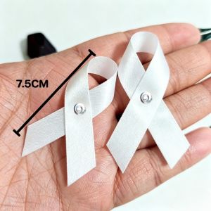 Danko เข็มกลัดโบว์ไว้ทุกข์สไตล์วินเทจสีดำ สายรัดที่ระลึกการ ปักคอคอก เหมาะสำหรับสวมใส่ในชีวิตประจำวันและโอกาสพิเศษ