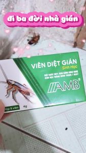 [[COMBO 3 HỘP]] Viên diệt gián sinh học AMB an toàn hiệu quả nhanh chóng