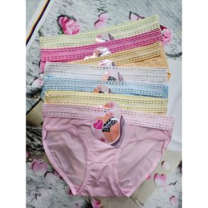 Combo 10 Quần Lót Nữ Thun Lạnh Thái Phối Đai Ren Trước (Size 35-45 Kg) 239 Chất Vải Mềm Mịn Thoáng Mát Co Giãn Tốt  - Đồ Lót Quỳnh Anh