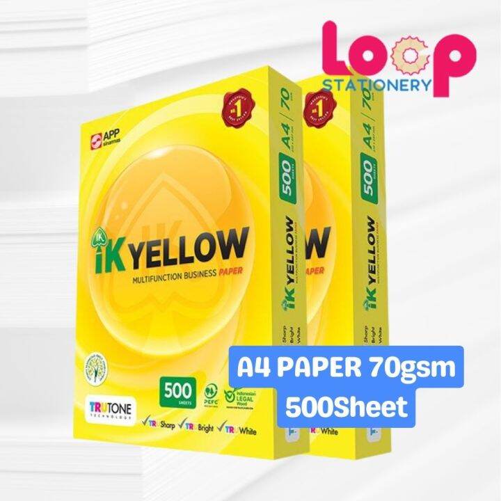 A4 Paper 70gsm IK Indah Kiat 500 sheets | Lazada