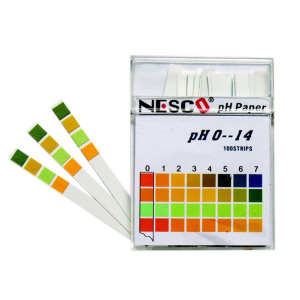 Nesco / OneHealth pH Paper isi 100 Kertas PH Alat Ukur Asam Basa 0-14 Lakmus Ph Indikator