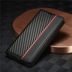 0930[Local Stock] Christmas Halloween Carbon Fiber Leather Case for iPhone 18 17 16 Pro 15 14 13 12 11 Pro XS Max 17E XR 8 7 Plus SE Wallet Card Slot Flip Phone Cover h261009