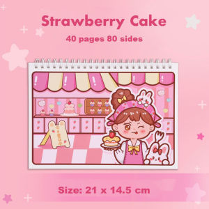 Journal Sticker Collecting Book Album Reusable Double-Sided Release Paper Book Washi Tape Gift For Kids Stiker Kanak-Kanak 离型本