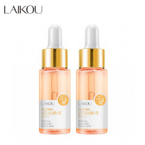 [Mua 1 Tặng 1] LAIKOU Serum Vitamin C Tinh Chất Làm Trắng Da Mặt Kem Dưỡng Da Làm Sáng Đốm Đen Làm Mờ Tinh Chất Xóa Nếp Nhăn 17Ml